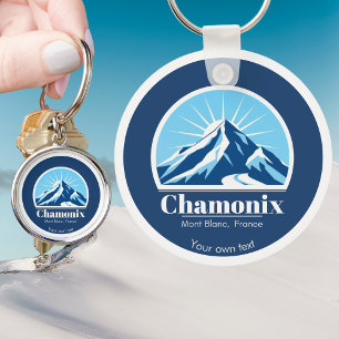 Chamonix Mont Blanc Frankreich Souvenir Schlüsselanhänger