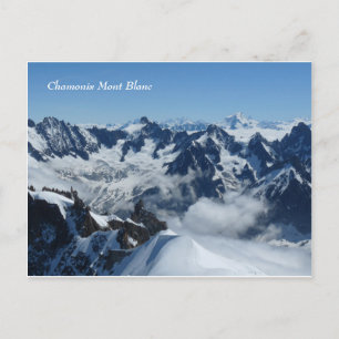 Chamonix Mont Blanc French Alps Postkarte