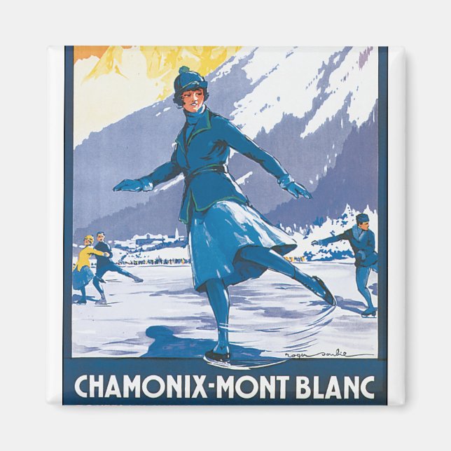 Chamonix-Mont Blanc Magnet (Vorne)