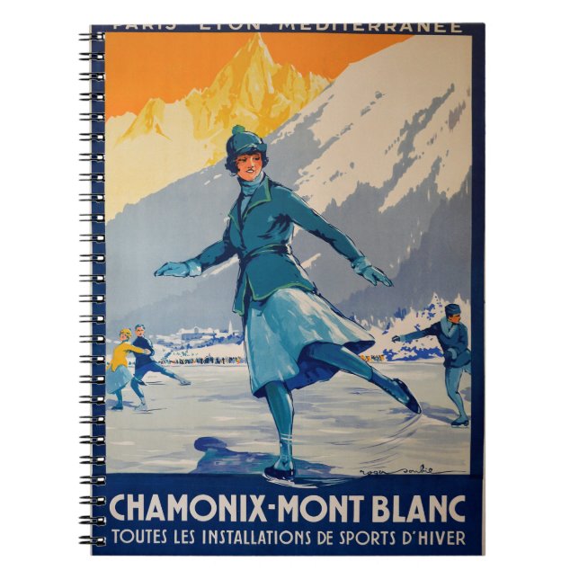 Chamonix - Mont Blanc Notizblock (Vorderseite)