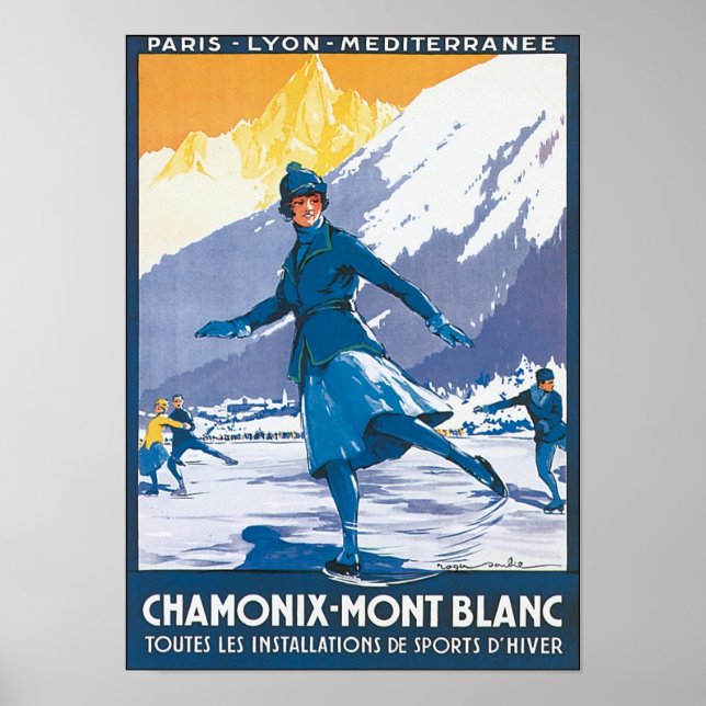 Chamonix Mont Blanc Poster (Vorne)