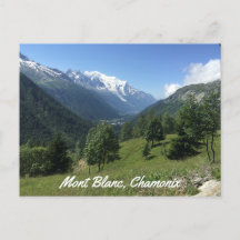 Chamonix Mont Blanc Postkarte