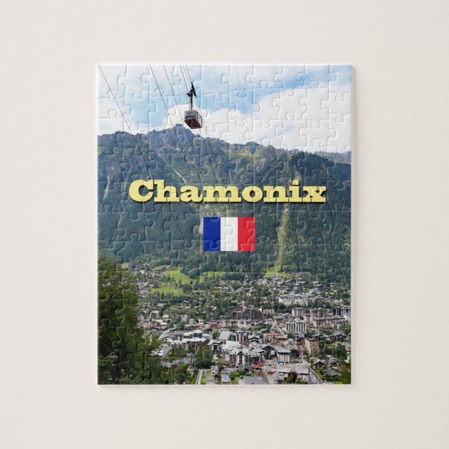 Chamonix - Mont Blanc Puzzle (Vertikal)