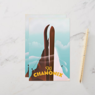 Chamonix-Mont-Blanc-Ski-Poster