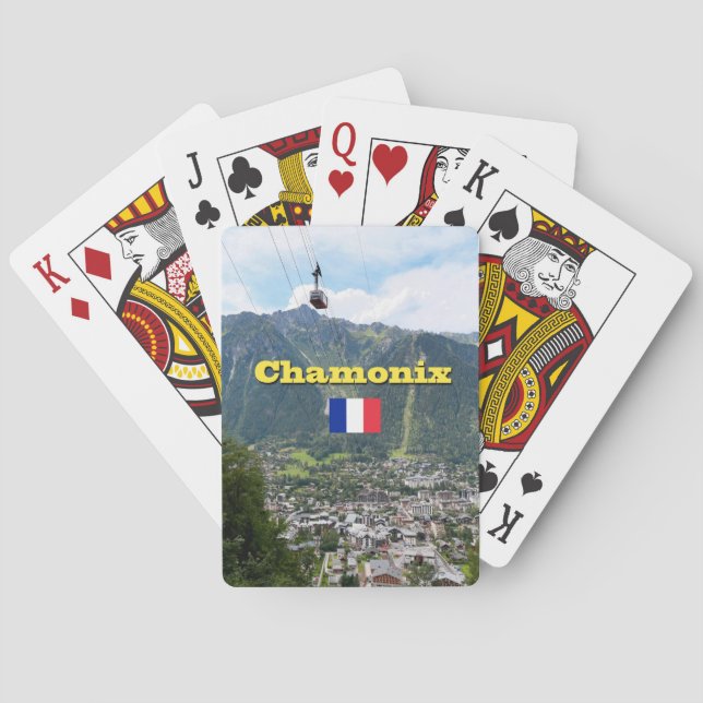Chamonix - Mont Blanc Spielkarten (Rückseite)