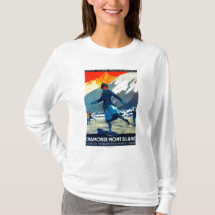 Chamonix-Mont Blanc Vintage Poster Europa T-Shirt