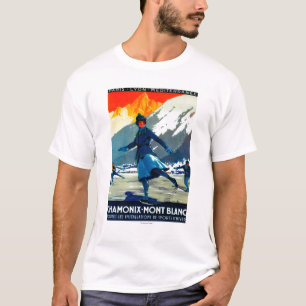 Chamonix-Mont Blanc Vintages PosterEurope T-Shirt
