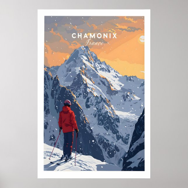 Chamonix-Reiseposter - Frankreich 1 Poster (Vorne)