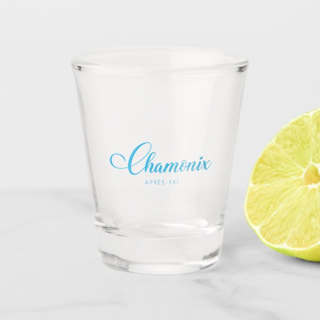 CHAMONIX SCHNAPSGLAS (Vorderseite)