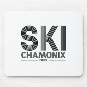Chamonix Ski Resort Frankreich Alpen Französischer Mousepad