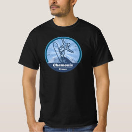 Chamonix Skistation - Snowboard T-Shirt