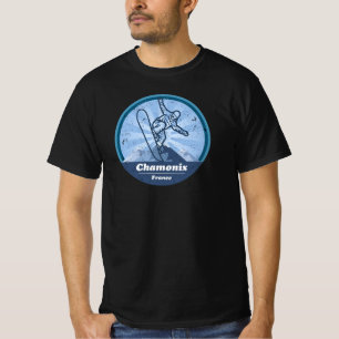 Chamonix Skistation - Snowboard T-Shirt