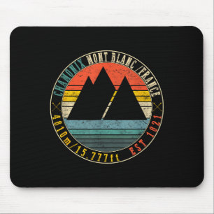 Chamonix Tal Mont Blanc Frankreich Skifahren Mousepad