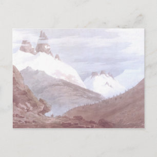 Chamonix und Martigny Postkarte