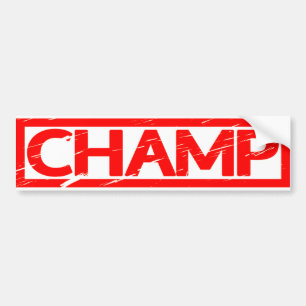 Champ-Briefmarke Autoaufkleber