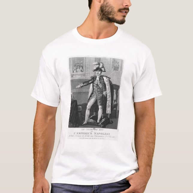 "Champ de Mai" oder Kaiser Napoleon I T-Shirt (Vorderseite)
