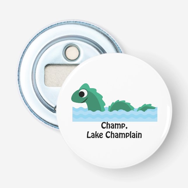 Champ, Lake Champlain Flaschenöffner (Vorderseite)