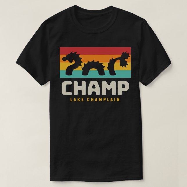 Champ Lake Champlain Monster T-Shirt (Design vorne)