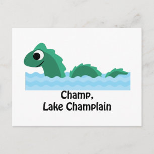Champ, Lake Champlain Postkarte