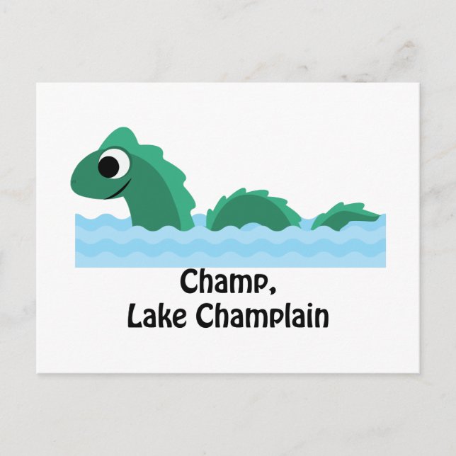 Champ, Lake Champlain Postkarte (Vorderseite)