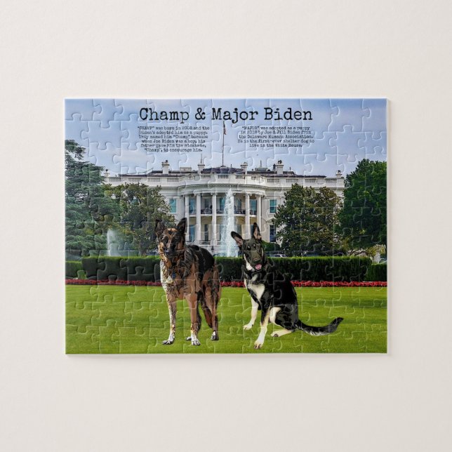 Champ & Major Biden, Puzzle (Horizontal)