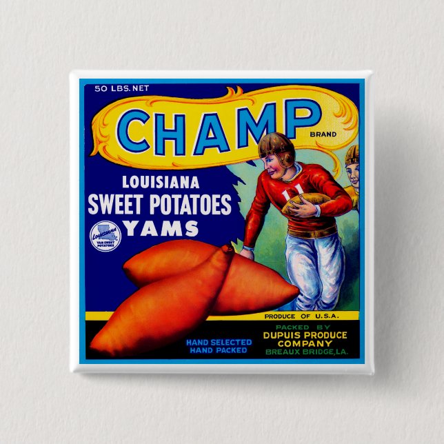 Champ Sweet Potato Button (Vorderseite)