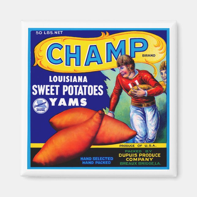 Champ Sweet Potato Magnet (Vorne)