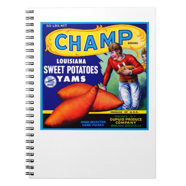 Champ Sweet Potato Notizblock (Vorderseite)