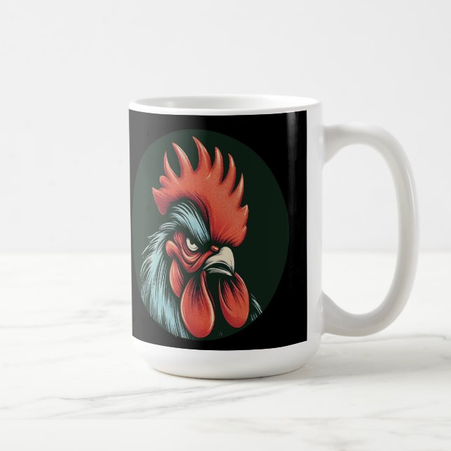 Champ the Grumpy Rooster Mug Kaffeetasse (Rechts)