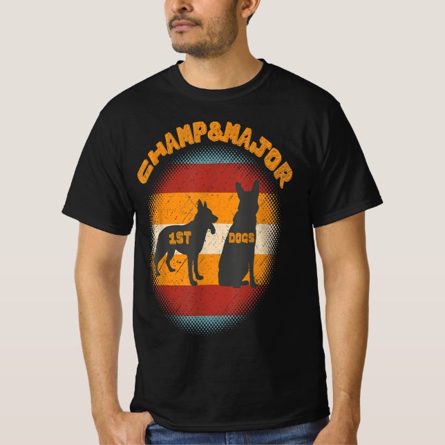 Champ und Major Onkel Joe Einweihung T-Shirt (Vorderseite)