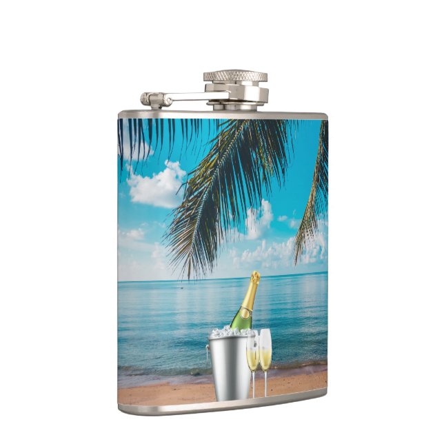 Champagne Beach Flask Flachmann (Rechts)