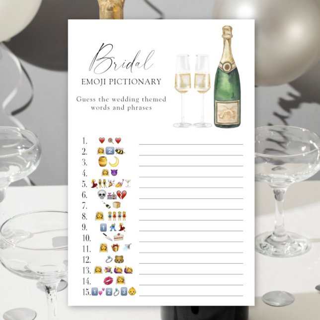 Champagne Brautparty Emoji pickgame (Von Creator hochgeladen)