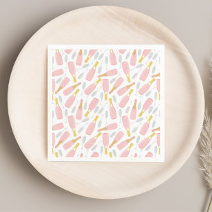Champagne & Bubbles Musterpapier Napkins Serviette