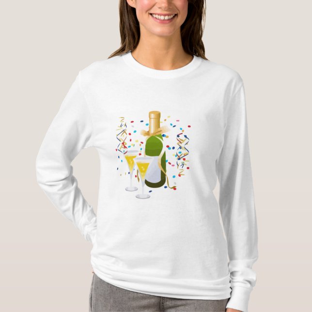Champagne Celebration T-Shirt (Vorderseite)