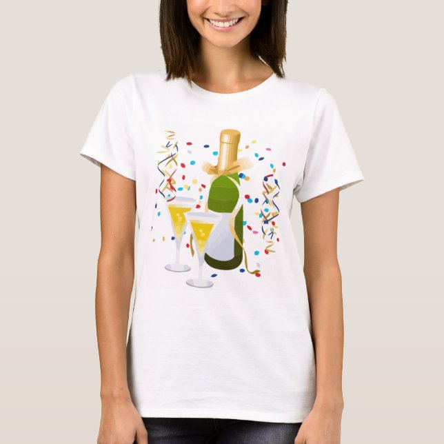 Champagne Celebration T-Shirt (Vorderseite)