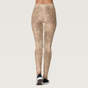 Champagne Champagne Gold Sparkle Glitz Weihnachten Leggings