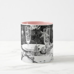 ***CHAMPAGNE*** CHRISTMAS & NEUJÄHRIGE KAFFEE-TASS TASSE