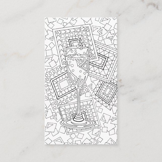 Champagne CL01 | Barkeeper-Veranstaltungen für Mix Visitenkarte (Vorderseite)