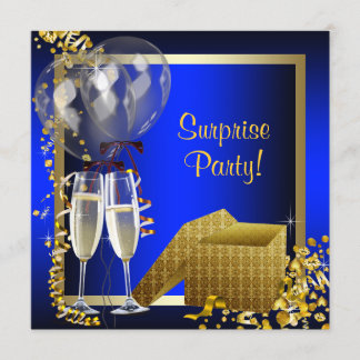 Champagne Confetti Party Einladung