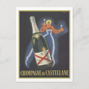 Champagne de Castellane Postkarte