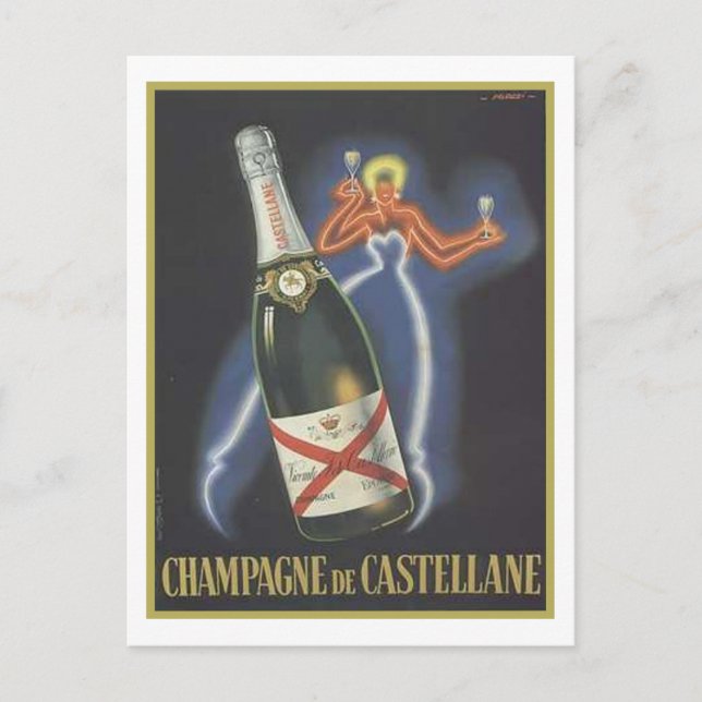 Champagne de Castellane Postkarte (Vorderseite)