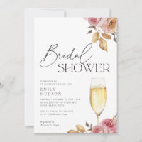 Champagne Elegantes Brautparty