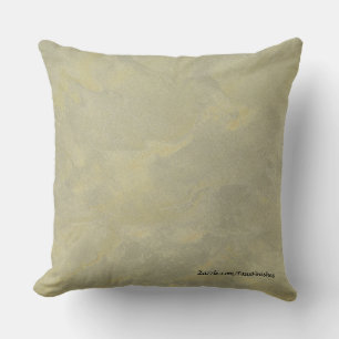 Champagne-Faux-Finish-Muster-Wurfkissen Kissen