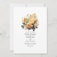 Champagne Floral Wedding