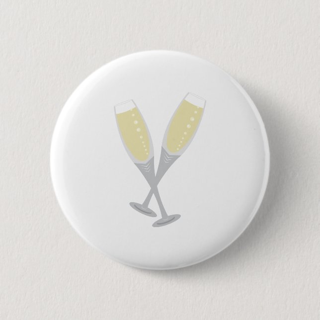 Champagne Flutes Button (Vorderseite)