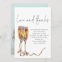 Champagne Flutes Script Foto Wedding