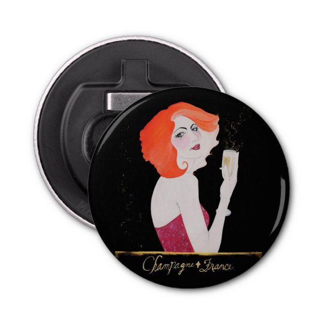 Champagne Frankreich Flasche Öffnung Flaschenöffner (Vorderseite)