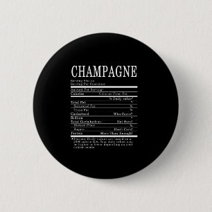 Champagne Funny Nutrition Facts Erntedank Chris Button