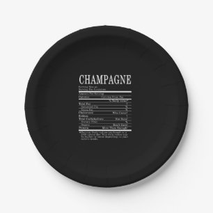 Champagne Funny Nutrition Facts Erntedank Chris Pappteller