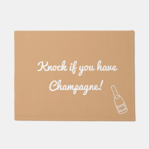 Champagne Fußmatte